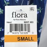 Flora Nikrooz Flora by  Lace Trim Ribbed Sleep Shirt Navy Size Small New Photo 4