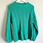 Bobbie & Brooks Bobbie Brooks Vintage Cable Knit Sweater Kelly Green Crew Neck Pullover M Photo 0