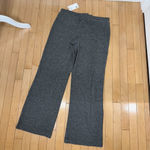Quince New  Flowknit Wide Leg Pants NWT Charcoal grey Size Medium Photo 8