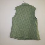 J.Jill  Quilted Diamond Stitch Vest Olive Green Women's Size XL outdoors gorpcore Photo 6