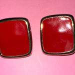 Vintage earring and necklace set Red Photo 0