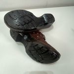 Born Concept BOC Women Size 6 Brown Leather Slip On Mule Clog Shoes Buckle Boho Photo 6