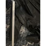 Women's Black Leather Trench Coat Size Medium Vintage Grunge Goth Matrix 90's Photo 5