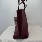 Kate Spade NWT New York Mulberry Red Leather Tote Bag With Gold Hardware & Zip C Photo 2