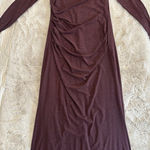 Candalite  Maxi Evening Dress Burgundy  Size M Photo 0