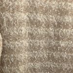 H&M peach and white stripe mohair style knit sweater woman’s size XS Photo 1