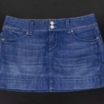 American Eagle Y2K Low Rise Denim  Mini Skirt Photo 0