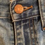 Madewell  blue denim high rise roll leg Mom shorts zip fly size 27 Photo 1