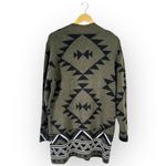 Frye  Women's The Cozy Cardigan, Green (Burnt Olive Combo), Size Large Photo 3