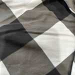 Jayes Studio Gingham Pajama Set Women Black White Pink Trim Button Up Top Sleep Size XL Photo 14