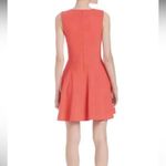 Diane Von Furstenberg CITRA OCEAN CORAL SLEEVELESS ROUND NECK STRETCH DRESS 2 Photo 1