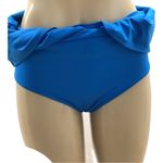 Lands' End  Size 6 Blue Swim Skirt With Attached Bikini Bottom. New Without Tags. Photo 3