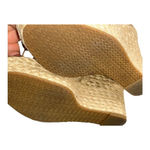 Michael Kors Holly Sandals Women's Size 6M Brown Rope Trim Wedge Heel Photo 8