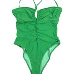 Scotch & Soda One Pcs Swimsuit Sz S Halter Ruched Feminine Preppy Cottage NWT Photo 6