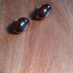 Baltic Amber Sterling Silver Stud Earrings Photo 4