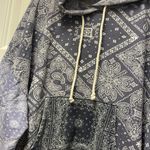 American Eagle cropped oversized bandanna hoodie Photo 1