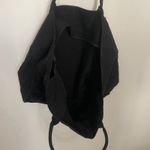 PINK - Victoria's Secret Victoria's Secret PINK Canvas Tote Bag Black Rainbow Logo Large Duffel Travel Photo 3