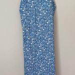 Patagonia  Magnolia Spring High Neck A-Line Athleisure Built-in Bra Dress Blue S Photo 1