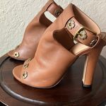 Coach : Brown Eddison G2503- adjustable ankle strap- Mule Heels- 5.5 Photo 1