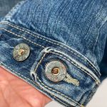 Polo Jeans Co RL67 by Ralph Lauren Lydia Repair Denim Jacket Small Over Reverso Blue Photo 6