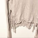 Free People One Medium Pink Waffle Knit Interlaken Waffle Knit Top Photo 2