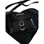Dr. Martens Women's Black Leather Heart Shaped Crossbody Straps Backpack Photo 6