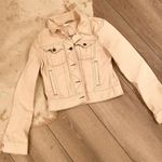 Free People tan Denim Jean jacket Photo 0