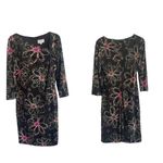 David Meister  Asymmetrical neck‎ unlined sleeves bodycon dress size 8 Photo 1