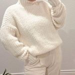 Aerie OFFLINE By Marshmallow Moves Turtleneck Sweater Small Oversized Thumbholes Photo 1