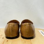 J.Jill Womens Adelaide Embossed Cognac Croc‎ Slip On Flat Loafers Photo 3