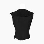 New York Style ✦ Vintage Black Ruffle Top Size M Photo 5