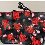 Victoria's Secret Victoria’s Secret Black Red Pink Rose Roses Floral Tote Shoulder Bag Purse Satchel Pocketbook Handbag 🌹✨ Photo 1