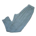 CP Shades NWT Free People x Lourdes Trouser in Blue Gray Gingham Plaid Pants XS Photo 4