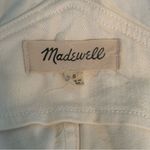 Madewell Straight Leg Overalls in Tile White Photo 4