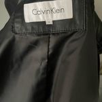 Calvin Klein Black Leather Women's Jacket Size M Photo 4