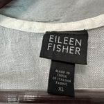 Eileen Fisher NWT Eileen Fisher Women White Linen Gauze Tunic Tank Top XL Tie Waist Boho Photo 2