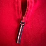 Tommy Hilfiger Golf Providence Red Pullover 1/4 Zip Sporty Preppy Country Club Photo 3
