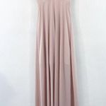 Show Me Your Mumu  Mariah Blush Pink Wrap Maxi Dress size XS Wedding Deep V Photo 2