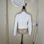 Kendall + Kylie Chunky Cable Knit Cream Color Button Front Cardigan Sz M Photo 9