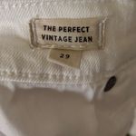Madewell White The Perfect Vintage Jean Straight Leg High Waist Travel Beach Photo 8