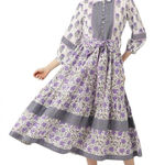 Jaipur Morni PHOOL MANDI DRESS | WISTERIA XL Purple Photo 0