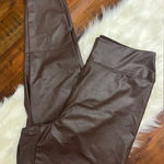 Aerie Offline by  Real Luxe Faux Leather Hi Rise Leggings XL Brown Photo 0