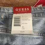 Guess NWT   Aura Distressed Slit Denim Shorts Light Wash Size 30 Photo 5