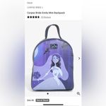 Corpse Bride Emily Mini Backpack Tim Burton Purple and Navy NWOT Photo 6
