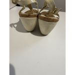 Ralph Lauren Lauren  Womens Reeta White‎ & Cork Wedges Sandals Size 9.5 Photo 5