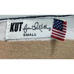 Kut From The Kloth Striped Henley Long Sleeve Top Women Small Made in USA Photo 3