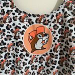 Leopard Print One Piece Swimsuit with Orange Detail Size M Photo 1