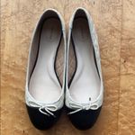 Lands' End  black and cream ballet flats size 10 Photo 5