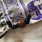 HANDMADE Boho Elephant Mandala Print Crossbody Pouch Bucket Bag Purse Small White Photo 4