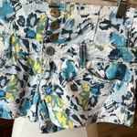Almost Famous White Denim Floral Shorts Photo 2